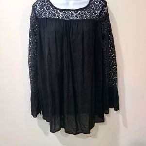 Suzanne Betro Boho Croquet Blouse